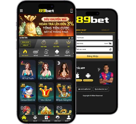 Người dùng đang chơi game iwin68 trên điện thoại di động